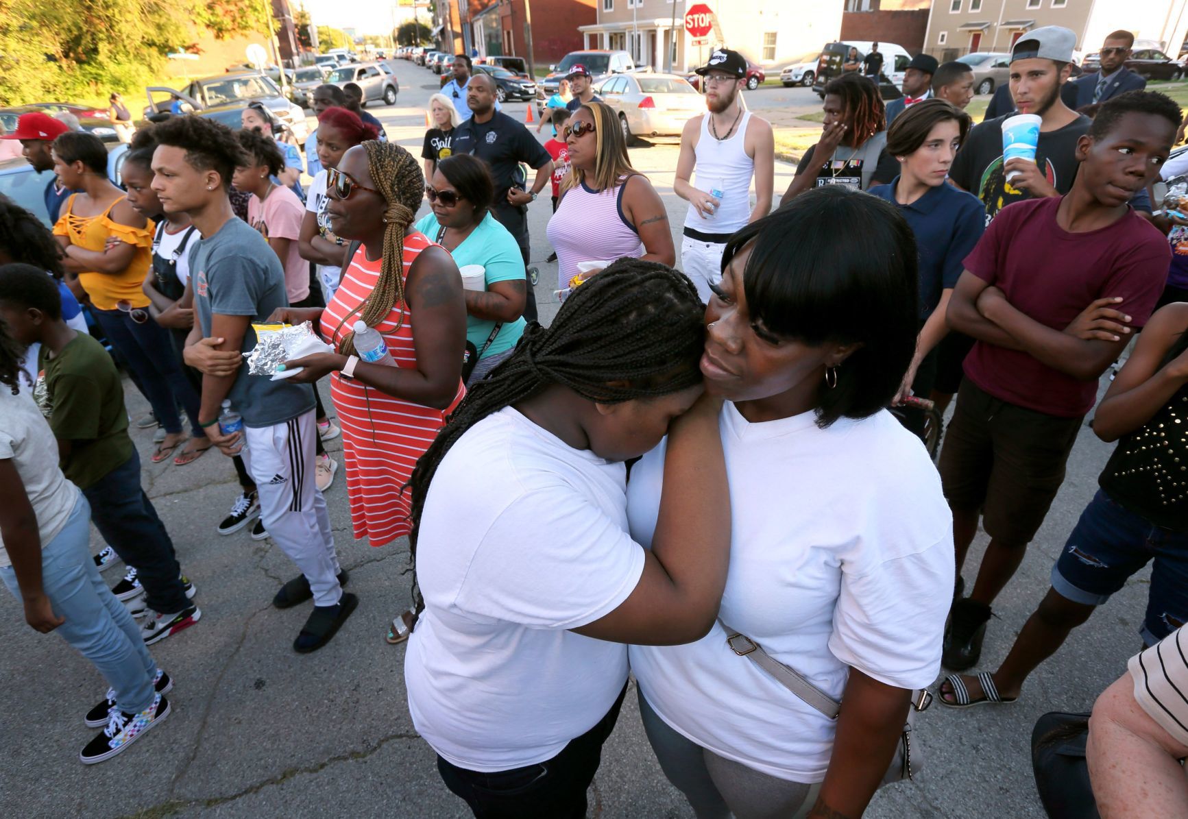 Vigil for 7-year-old Xavier Usanga killed by stray bullet in St. Louis